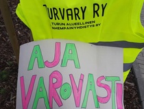 Useat vanhempainyhdistykset ympäri Turkua osallistuivat liikenneturvallisuusviikon tempaukseen 14.9.2017